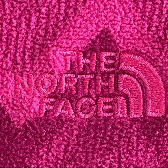 The North Face Women's Harper Full Zip Fleece- Chevron- Berry- Size Medium - Picture 5 of 9